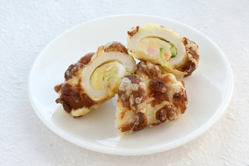 ポテサラちくわ天
