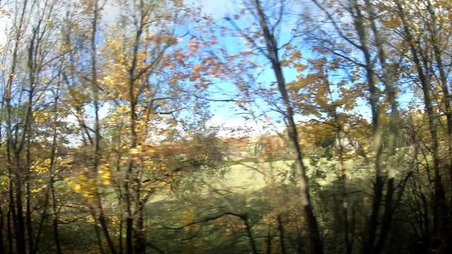 Beautiful fall color around country side of Iserlohn