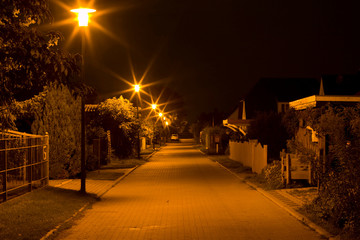 Straße nachtstimmung