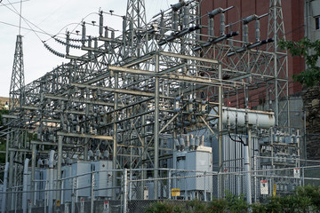 Urban power generation substation 