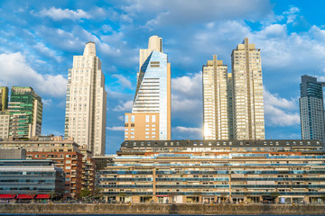 View on the modern architecture of Puerto Madero