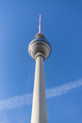 View of the television tower of Berlin, Germany