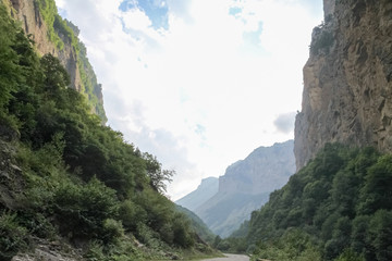 Caucasus mountains, Chegem waterfalls