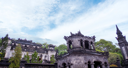 Obraz premium The most notable place in Khai Dinh Tomb in vietnam