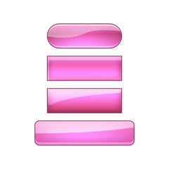 vector web buttons set