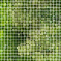 abstract vector square pixel mosaic background