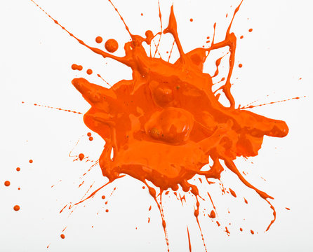 Orange Paint Splatter Stock Illustrations – 19,870 Orange Paint