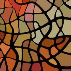 abstract vector stained-glass mosaic background