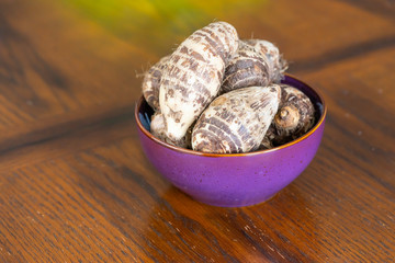 Organic fresh Nigerian Coco yam or Taro Root