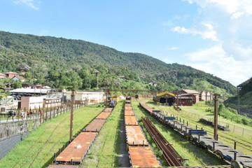 railway in the mountains