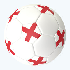 3D rendered soccerball