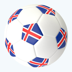 3D rendered soccerball