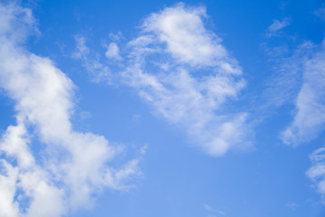 blue sky with clouds