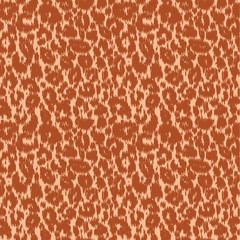 Seamless leopard wild nature embroidery pattern. Vector animal print.