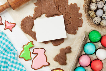 Easter gingerbread cookies