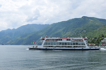 Ascona: The ferry to Italy on Lake Langensee