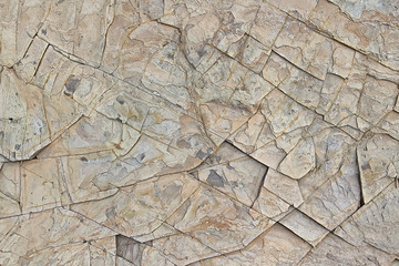 cracked stone rock  as background