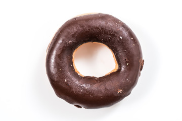 Donuts on a white background.