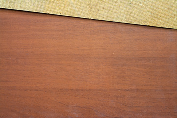 Geometric backgrounds of old and dusty cardboard and plywood with a fine texture