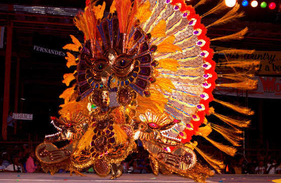 Costumes parade, Carnival, Port of Spain, caribbean island Trinidad