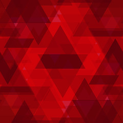 Bright red large triangles in the intersection and overlay.