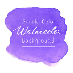 Naklejka na ściany i meble Purple abstract watercolor background. Vector illustration.