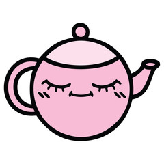 cute cartoon teapot