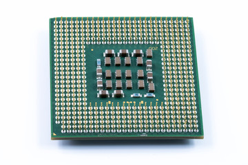 Central Computer Processors CPU isolated on white