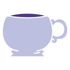 quirky hand drawn cartoon mug