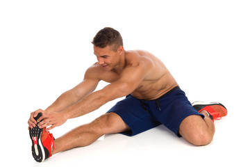 Man Doing Sit In Hurdles Position