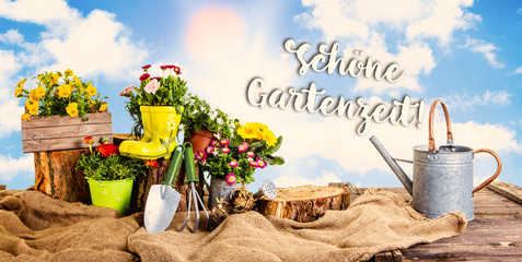 Garten in der Natur Hintergrund banner 