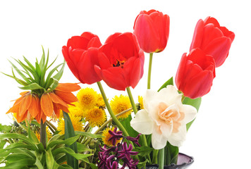 Bouquet of spring flowers.