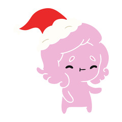 christmas cartoon of kawaii ghost