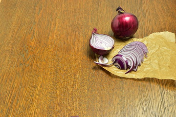 autumn red onions