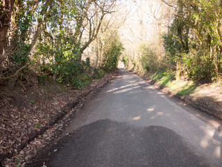 Fototapeta premium Beautiful countryside Dedham water scene outside nature landscape space road