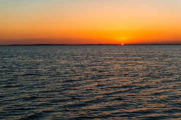 Sunset near Key Largo Everglades Florida