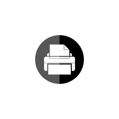 Printer icon or sign