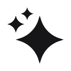 Fototapeta premium Shine icon, Clean star icon