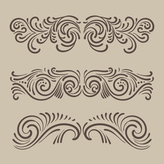 Tracery ornament vintage pattern. Vector. Background. Abstraction.