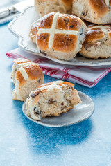 Hot cross buns - traditional Easter food