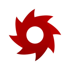 Creative vector illustration of hurricane scale indication icon symbol set isolated on transparent background. Art design vortex, typhoon, tornado funnel, wind storm. Abstract concept graphic element