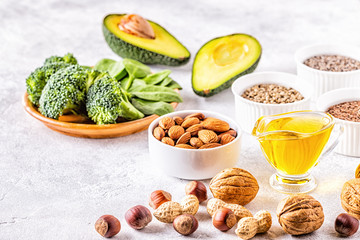Vegan sources of omega 3 and unsaturated fats.