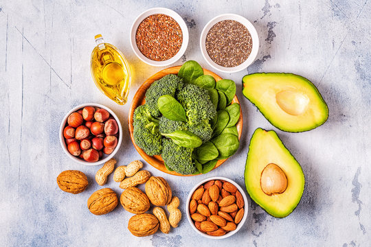 Vegan sources of omega 3 and unsaturated fats.