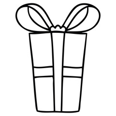 quirky line drawing cartoon present