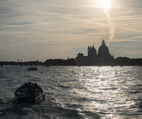 Barque in Venice, Italy