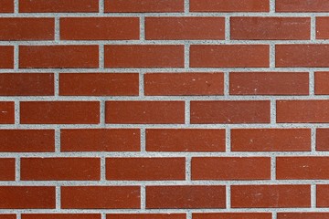 Mauer aus Backsteinen