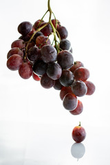 Red grape cluster