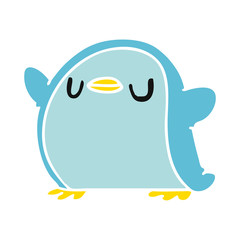 cartoon kawaii of a cute penguin