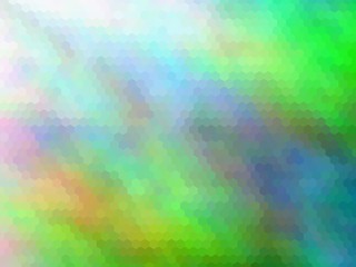Fototapeta na wymiar Multicolor hexagonally pixeled background. Modern, bright rainbow colors