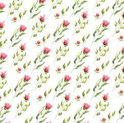 seamless pattern with flowers